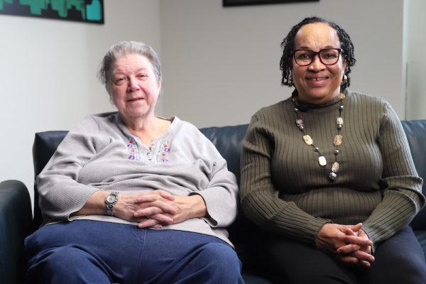 Tonya Flinker (left) and Sharyn Israel, 211 Care Coordinator