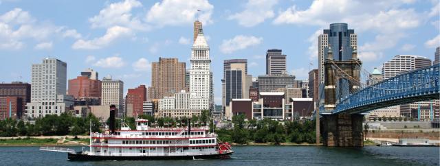 Cincinnati Skyline on the Ohio River