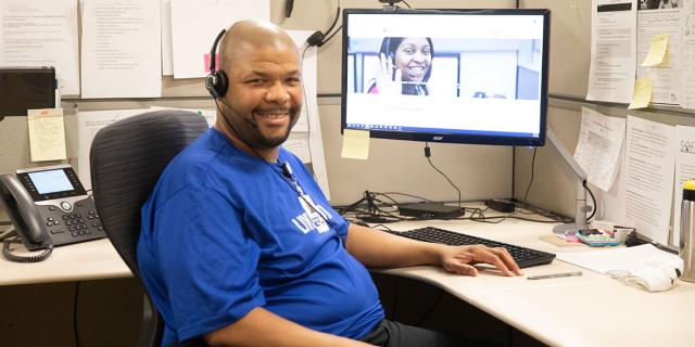 Rickie Holt is one of several 211 Care Coordinators we have on staff at United Way.