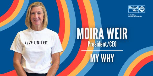 "Moira's Message: My Why" Graphic