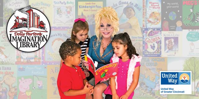 Dolly Parton Imagination Library with Logos