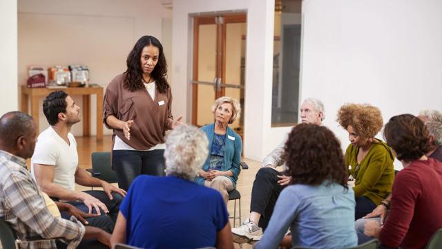 Group therapy and community support