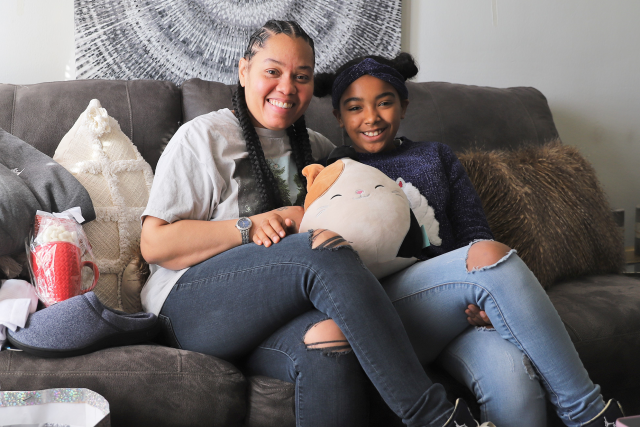 Lakita and Elyse Kelley, Adopt-A-Family participants (2022)