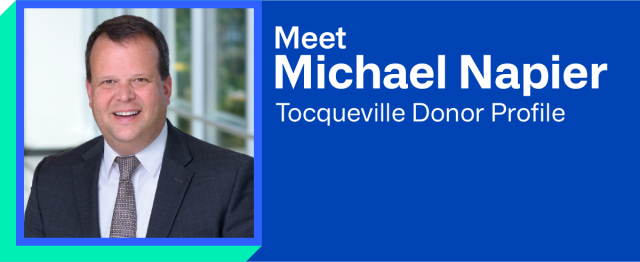 Michael Napier - Tocqueville Society donor profile