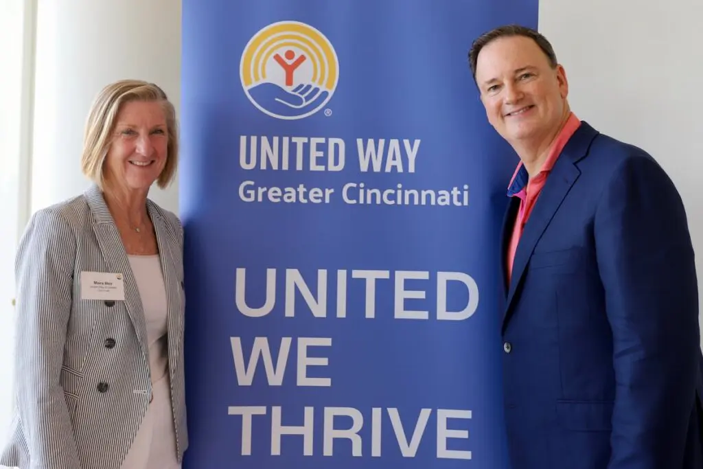 Moira Weir with Jeff Berding at Tocqueville Leaders Exchange