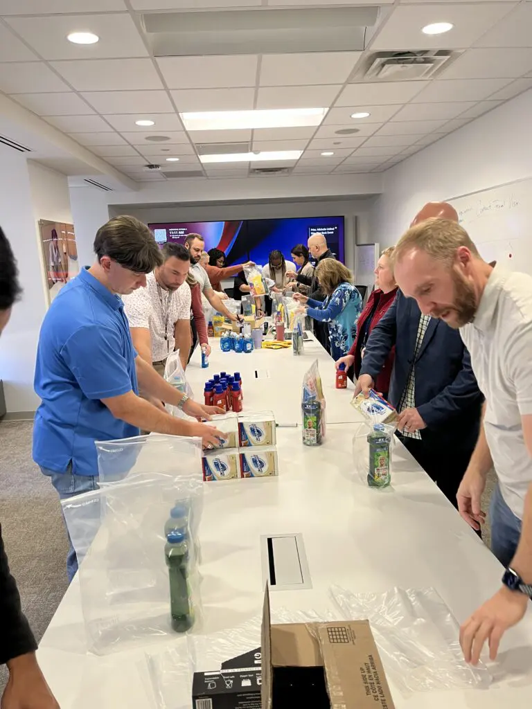 Procter & Gamble volunteers