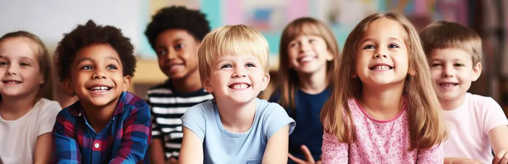 Children in a classroom