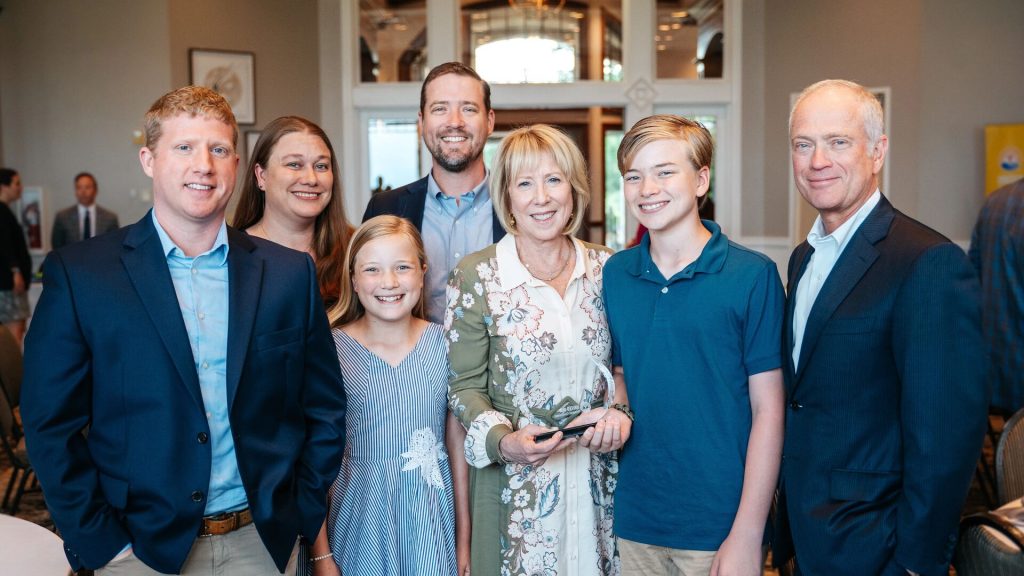 George and Kim Vincent and family.